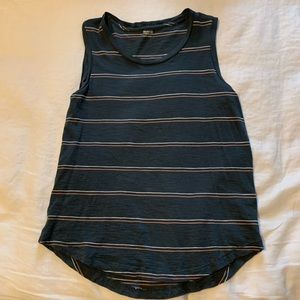 Green Striped Madewell Tank Top